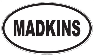 MADKINS - Oval Sticker