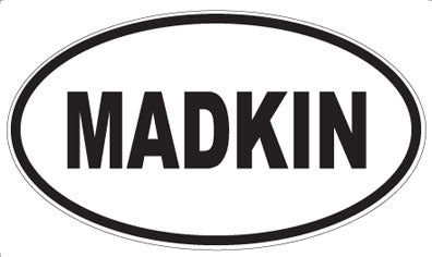 MADKIN - Oval Magnet