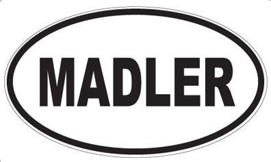 MADLER - Oval Magnet