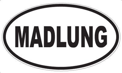 MADLUNG - Oval Sticker