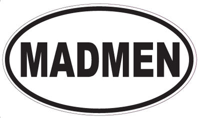 MADMEN - Oval Sticker