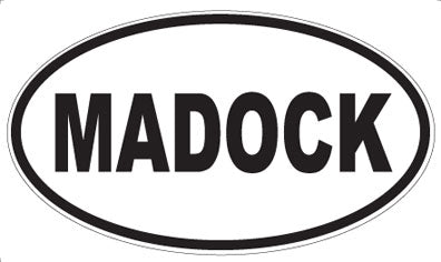 MADOCK - Oval Sticker