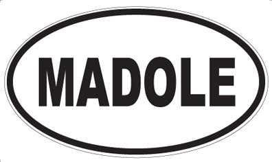 MADOLE - Oval Sticker