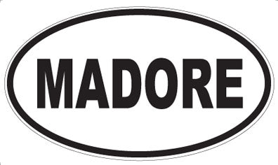 MADORE - Oval Sticker