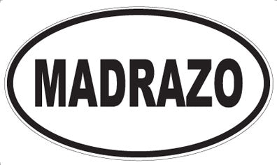 MADRAZO - Oval Magnet