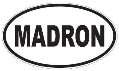 MADRON - Oval Magnet