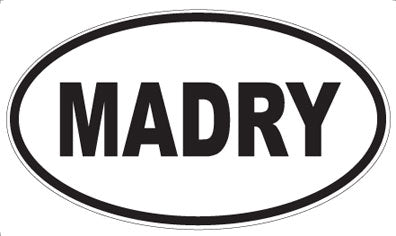MADRY - Oval Magnet