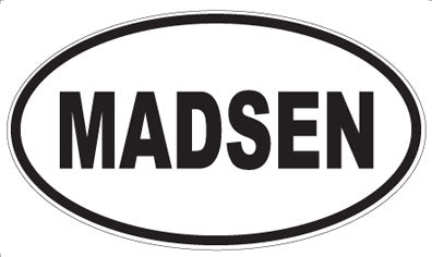 MADSEN - Oval Sticker