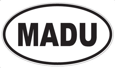 MADU - Oval Sticker