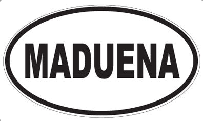 MADUENA - Oval Magnet