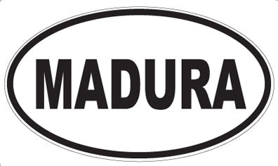 MADURA - Oval Sticker