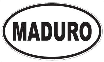 MADURO - Oval Sticker