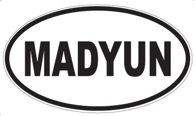 MADYUN - Oval Sticker