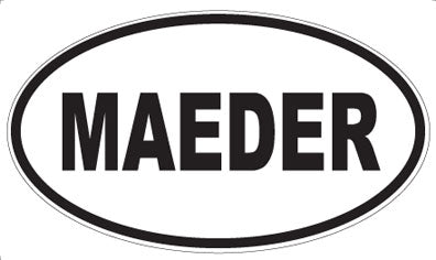 MAEDER - Oval Magnet