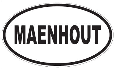 MAENHOUT - Oval Magnet