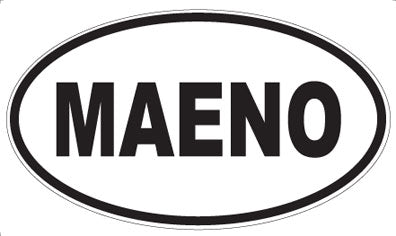 MAENO - Oval Magnet