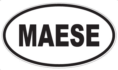 MAESE - Oval Magnet