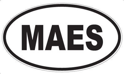 MAES - Oval Magnet