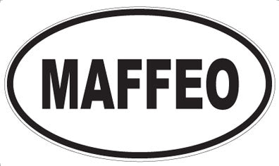 MAFFEO - Oval Sticker