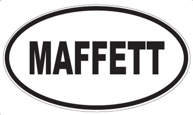 MAFFETT - Oval Sticker