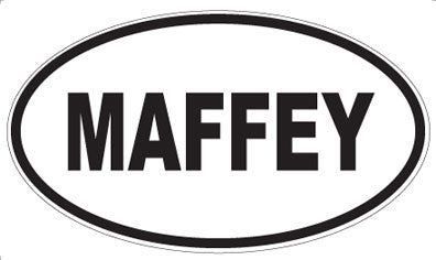 MAFFEY - Oval Magnet