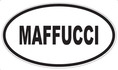 MAFFUCCI - Oval Sticker