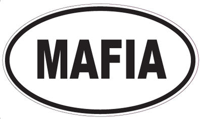 MAFIA - Oval Sticker