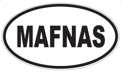 MAFNAS - Oval Magnet