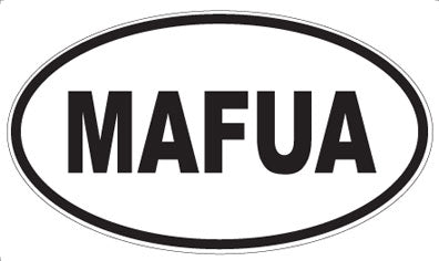 MAFUA - Oval Magnet
