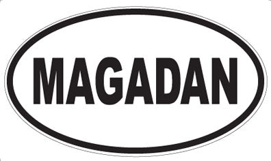 MAGADAN - Oval Magnet