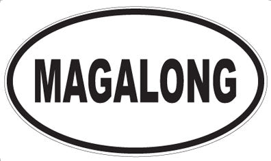 MAGALONG - Oval Magnet
