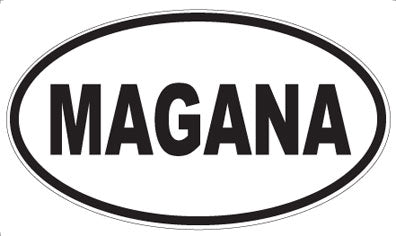 MAGANA - Oval Magnet