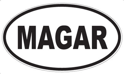 MAGAR - Oval Magnet