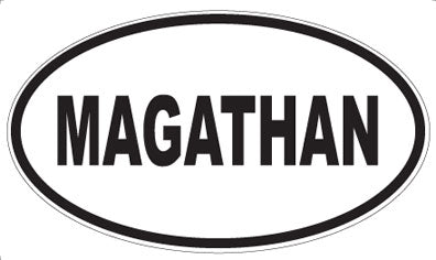 MAGATHAN - Oval Sticker