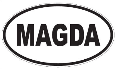MAGDA - Oval Sticker