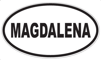 MAGDALENA - Oval Sticker
