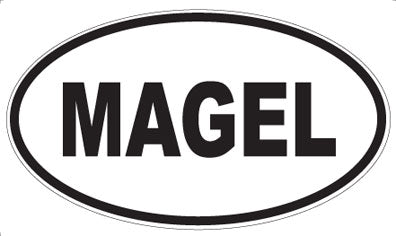 MAGEL - Oval Sticker