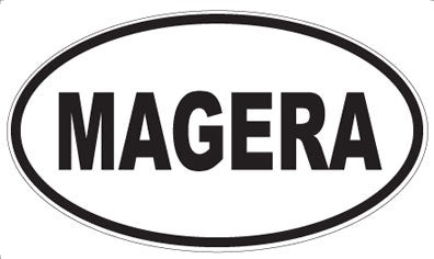MAGERA - Oval Sticker