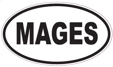 MAGES - Oval Sticker