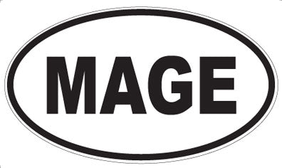 MAGE - Oval Magnet