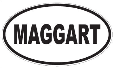 MAGGART - Oval Magnet