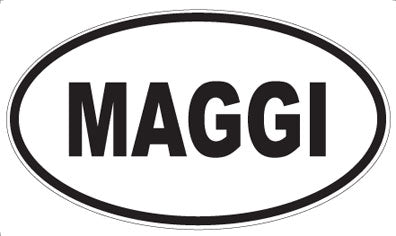 MAGGI - Oval Sticker