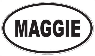 MAGGIE - Oval Magnet