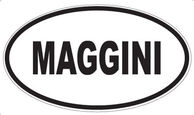MAGGINI - Oval Sticker