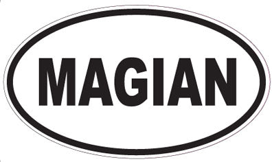 MAGIAN - Oval Sticker
