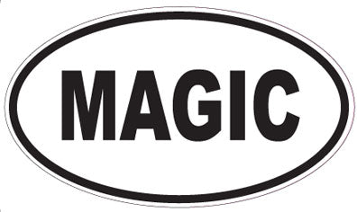 MAGIC - Oval Magnet