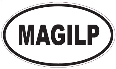 MAGILP - Oval Sticker