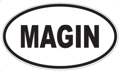 MAGIN - Oval Sticker