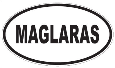 MAGLARAS - Oval Sticker
