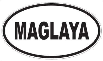 MAGLAYA - Oval Sticker